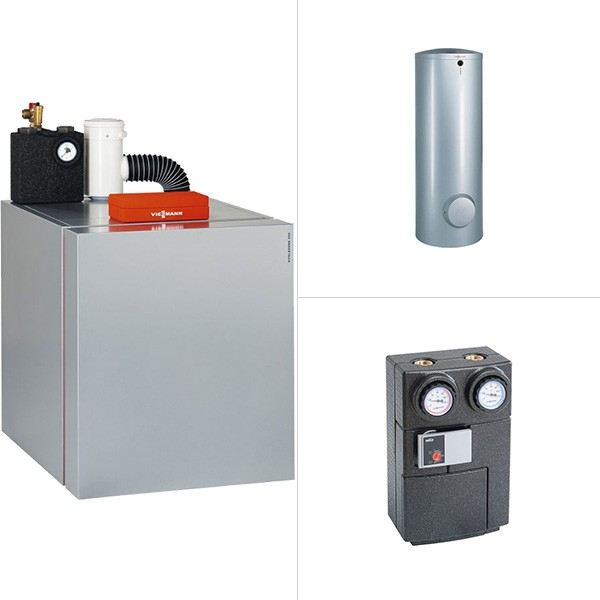 Viessmann Paket Vitoladens 300C modulierend mit Speicher Vitocell 100